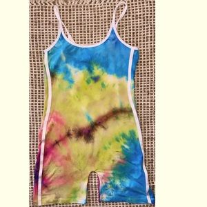 tie dye romper